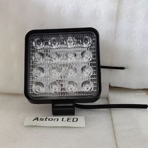 Lampu Tembak Sorot LED Worklight Mobil Motor 48 Watt 16 Titik Mata Kotak 12V 24V