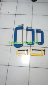Clamp C / Catok Model C / Alat penjepit press model C berkualitas