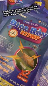 Thuốc Đặc trừ RẦY XANH RẦY NÂU CÔN TRÙNG CHÍCH HÚT LƯU DẪN LÂU UNG TRỨNG (DIỆT RẦY 277WP GÓI 100G)