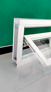 Jendela Alumunium Jungkit ukuran 40×80 cm Gratis Packing Kayu