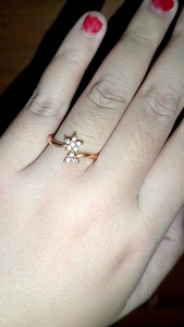 cincin emas kadar ringan 3gram sudah termasuk surat