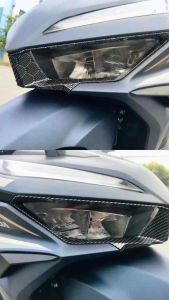 VARIO125 HEAD LAMP FRAME GUARD COVER CARBON