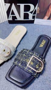 Sandal Selop Zara Gesper D Premium Kekinian Korean Style KODE HZ4SEP