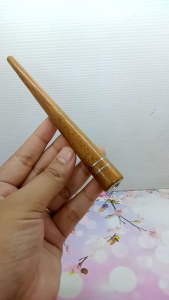 once pipa padutan kayu kelor emas model lancip h660