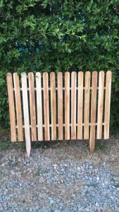 รั้วแผงไม้สักแท้ 100cm รั้วคัดเกรด รั้วกั้นสวน-สนาม ระแนงรั้วกั้นบ้าน-สวน ไม้สักคัดเกรดแท่งบ้าน-สวน 100cm แต่งบ้าน-สวน เฟอร์นิเจอร์ไม้สักแท้