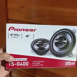 Pioneer - 4" 2-way Car Audio Speakers (Pair) - Black
