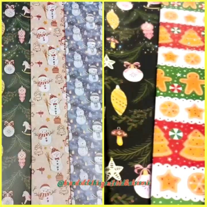 Kertas Kado Natal Premium / Kertas Kado Santa Claus / Christmas Kraft Wrapping Paper Gift Packing / KXM6813