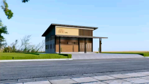 แบบโมเดิร์นที่พักอาศัย 1 ชั้น