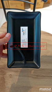 [12​ชิ้น]​ จาน​เปล​เหลี่ยม​ขอบ​บัว​มุม​ช่อง​แบ่ง​ 7.7​นิ้ว​ เมลามีน​แท้​เกรด​Aอย่าง​หนา​ ยี่ห้อ​ Next​Plus​(P1079-7.7)​