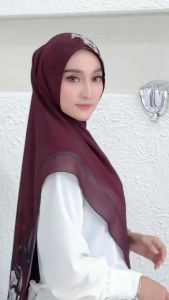 MWD - Hijab Khimar Printing M-04/Khimar Syar’i/Jilbab Syar’i