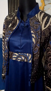 Batik Couple Keluarga Katun Mix Velvet Sarimbit Batik Ayah Anak