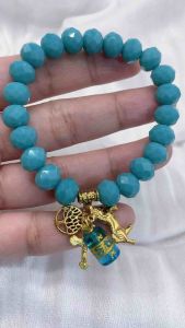 2026 Color of the Year with 21k Gold Plated Horse/Cross/Mantra/Money Tree Lucky Charm (for Kid /Adult) Bracelet
