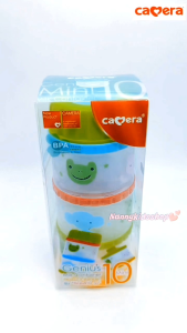 Camera ที่แบ่งนมผง 3 ชั้น รุ่น Geniues10 มีช่องเทนมผงทุกชั้น แยกชั้นพกพาสะดวก วัสดุ PP อย่างดี ตกไม่แตก BPA BPS FREE