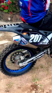 KNALPOT NORIFUMI WHOOPS GTR COMPETISI CRF150 KLX150 D-TRACKER WR155 VIAR CROSS 150 STENLISS