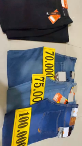 Celana jeans Pria Dewasa Pola Standar