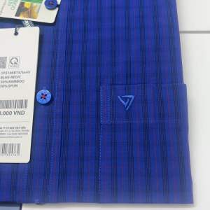 (1P2106)Sơ mi viettien ngắn tay lai ngang )Regular