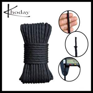 10 mét - Dây Dù oval 4.5mm dệt gân nổi có lõi êm tay chắc chắn dùng trang trímacrame