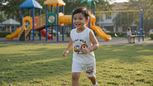 Terno for kids Summer Cute Baby Boys Muscle tee short Outfits with  white sleeveless tops featuring beach-themed graphics and matching shorts.
