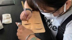 Tattoo Practice Skin半永久纹绣练习皮纹绣眉眼唇硅胶假皮仿真皮初学者眉毛练习皮工具