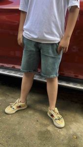 Quần Short Jean Nam Túi chéo co giãn ôm vừa thoải mái chất bò xịn