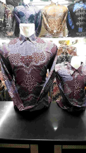 Batik Couple Aysh dan Anak Katun Solo Premium Dasty pink