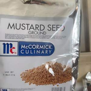 McCormick Mustard Seed Ground 1kg Foil Pack - Freshly Aromatic - Easy to Blend - Perfect for Home & Restaurant Use