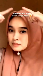 Segi4 instan resleting mutiara jumbo Syari//resleting mutiara jumbo Bella square