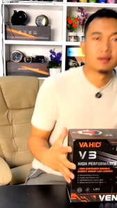 Vahid Biled Projie Venus V3: Proyektor Laser LED 3 Inci & Lens Satuan Ungu