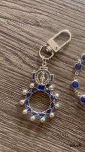 Our Lady of the Miraculous Medal Ring Rosary Charm