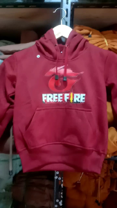 Hoodie Anak Usia 2 3 4 5 6 7 8 9 10 11 12 13 Tahun/Jaket Sweater Hoodie Anak Laki Laki Perempuan FF GARENA Terbaru Kekinian Trendy Bergaya