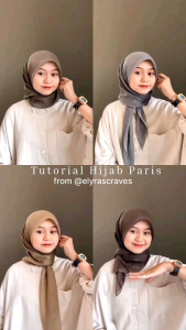 kerudung paris / hijab paris jadul / kerudung paris jadul / hijab paris