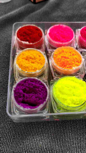 Set 12 bột màu neon pigment trang trí móng tay