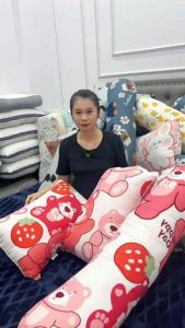 Combo Ruột Gối Nằm + Ruột Gối Ôm Bông Xơ Đậu Nành Kích Thước 45x65cm