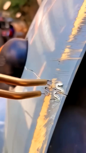 Bộ máy hàn đinh gim hàn nhựa xe ô tô - xe máy cao cấp