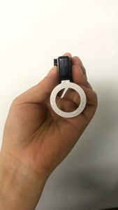 ZACRO Lampu Belakang Sepeda Tail Light LED USB Rechargeable 5 Mode Circle - ZH097 - Hitam