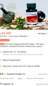KOLESTO EZA POM TR cepat turunkan kolesterol eza kolesto original