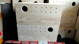 Aircon type nestbox for African lovebirds size 8x8x16.5