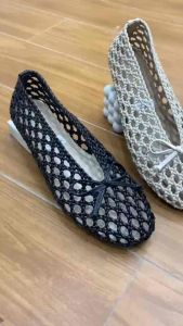 Flatshoes Gratica terbaru bahan Anyam High quality CLAUDIA