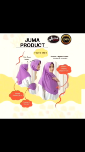 Juma Hijab XL Jumbo Polos & Warna Cantik