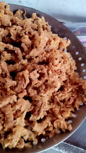 Usus ayam krispi keriting 500 gram