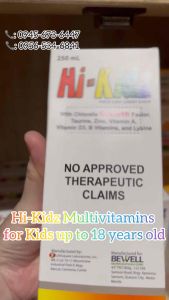 Hi-Kidz Multivitamins Syrup (120ml/250ml)