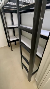 Loft bed customize+Lshape shelf singapore
