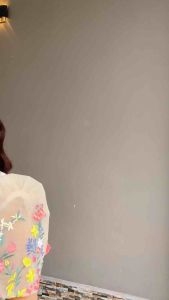 Kimona Filipiniana-Flora Juci Top Beige