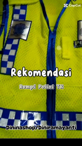 Profesi Anak - Rompi Polisi TK laki - laki atau perempuan