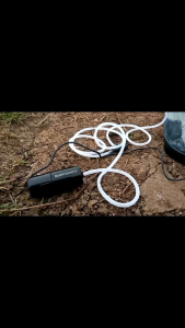 Aerator gelembung udara Aquarium Portable 1watt  bisa pakai power bank untuk umpan hidup atau ikan hasil tangkapan  7CHA27BK