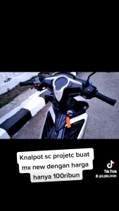 Knalpot SC Full Bunglon untuk Motor Jupiter MX 135
