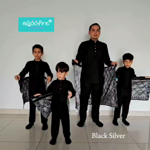 QASRULHUDA Tanjak & Sampin Songket Instant Budak & Dewasa Aljoofre