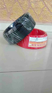 KABEL LISTRIK TEMBAGA SILUMAN Kabel NYA 2.5mm 50 YARD GRATIS 2pcs LAMPU 5 WATT    tembaga tunggal  biasanya untuk keperluan Instalasi Listrik perumahan Terbuat dari tembaga Berkualitas Bagus tidak mudah terkelupas