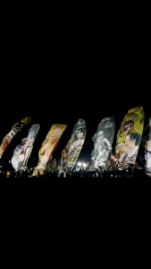 (250×100cm) Bendera majlis Sholawat NU Syachermania Azzahir Gus azmi