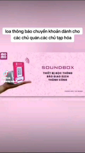 loa thông báo chuyển khoản dành cho chủ quán. hộ kinh doanh